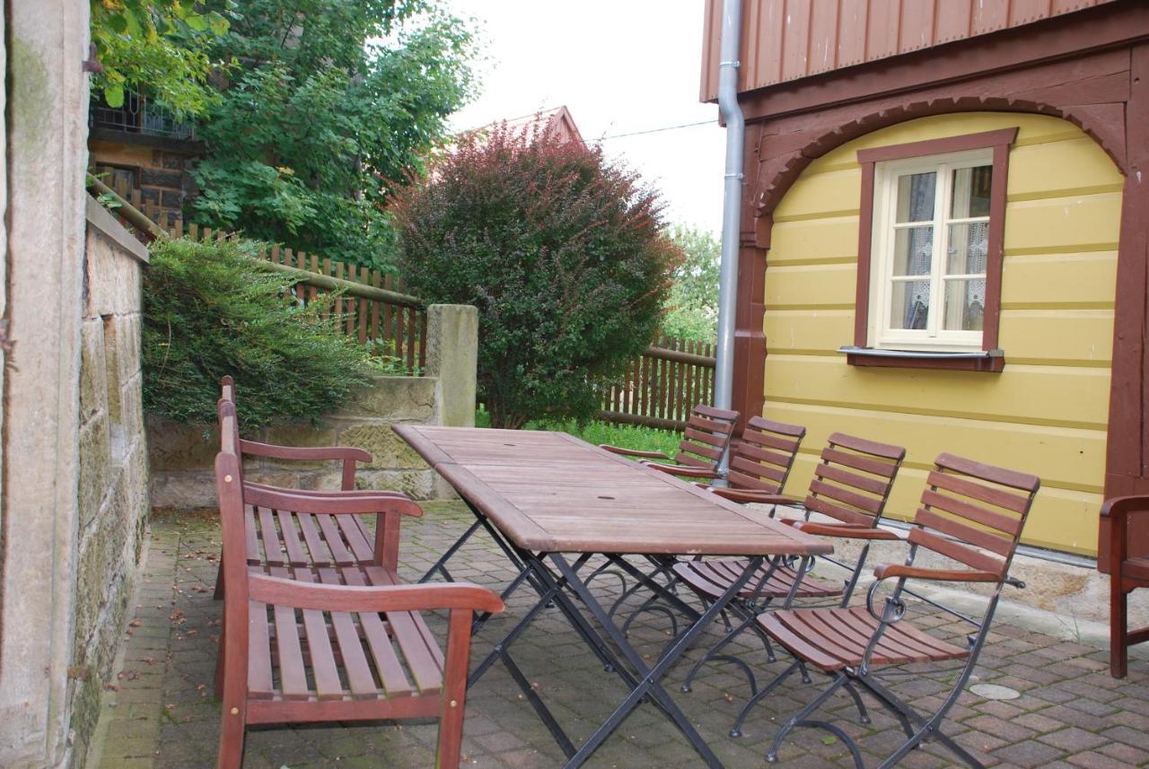 Hotel Fh Am Osterbrunnen Hinterhermsdorf Zewnętrze zdjęcie